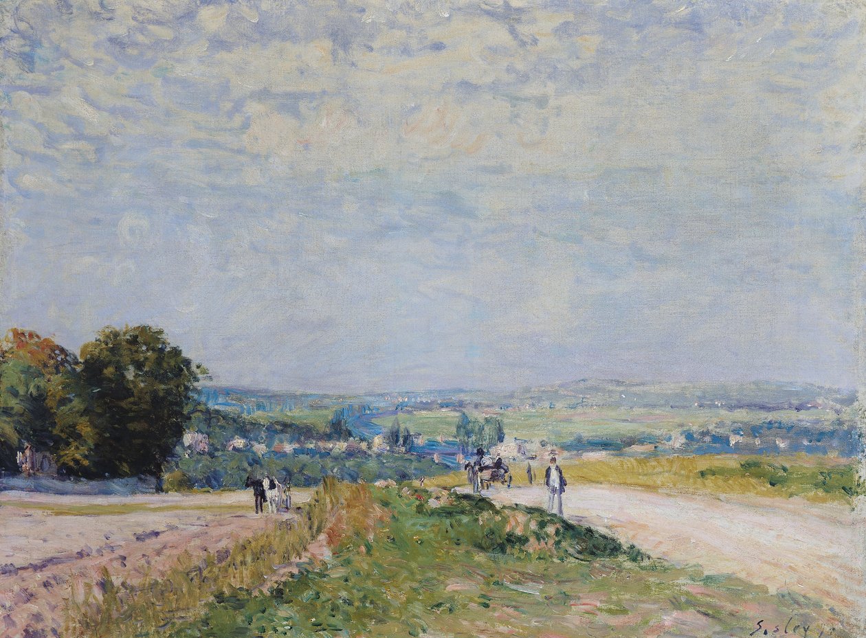 Vejen til Montbuisson ved Louveciennes, 1875 af Alfred Sisley