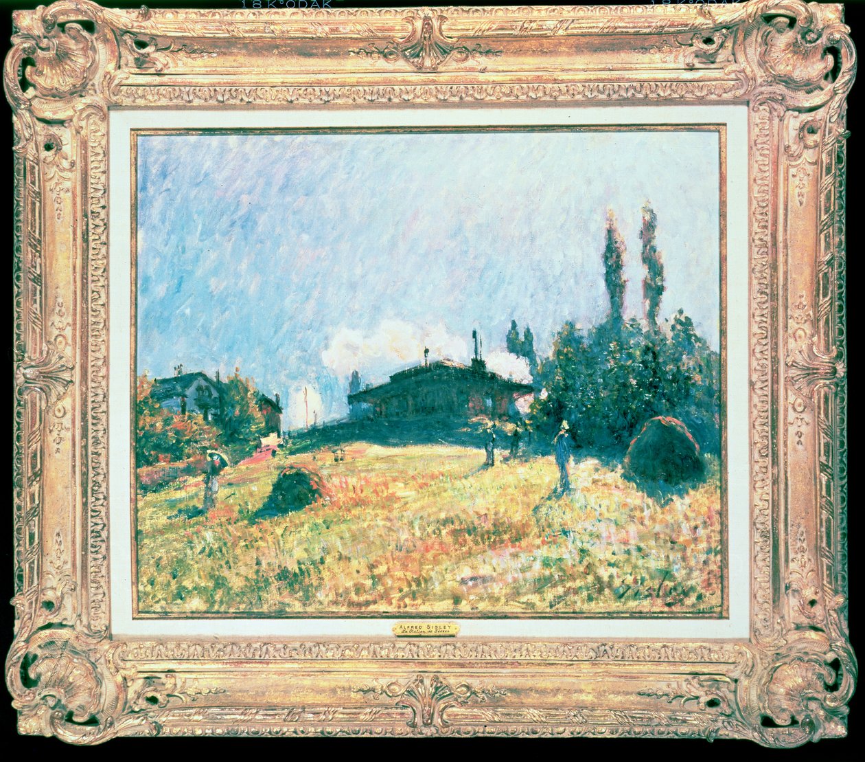 Stationen i Sevres af Alfred Sisley