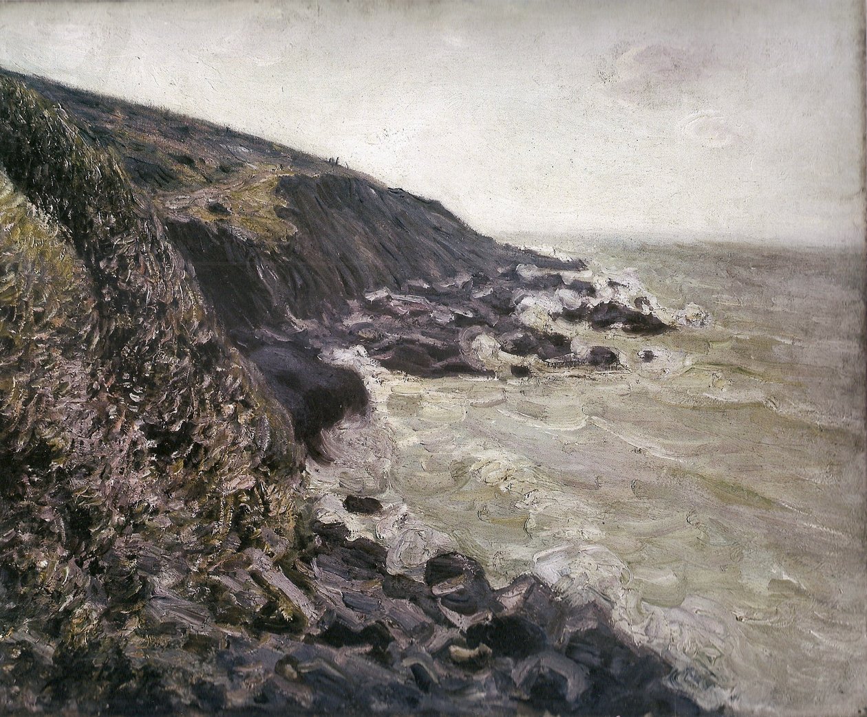 vindstorm af Alfred Sisley