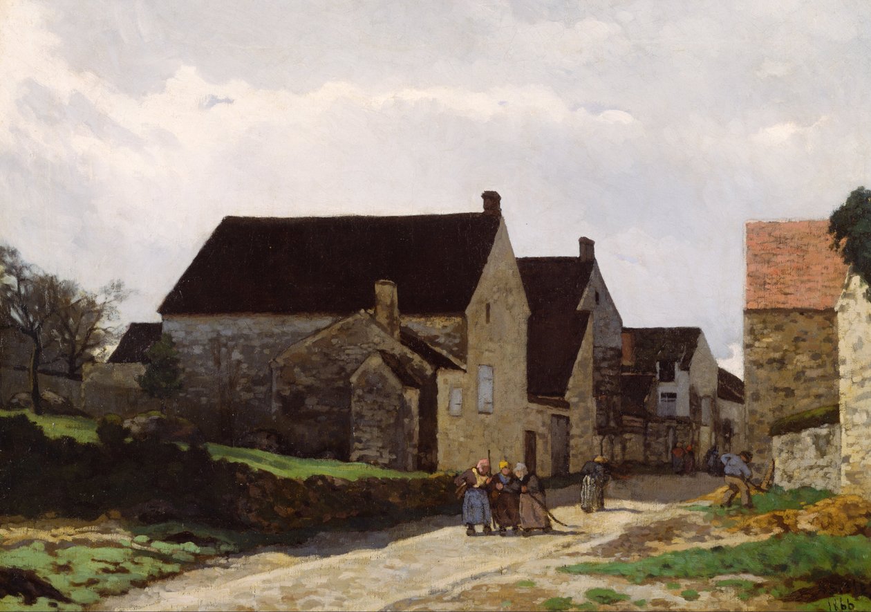 Kvinder, der går i skoven af Alfred Sisley