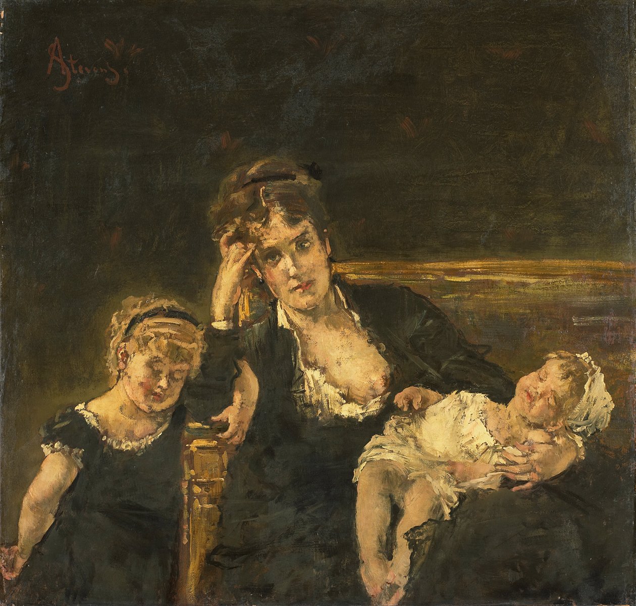 Enken af Alfred Emile Stevens