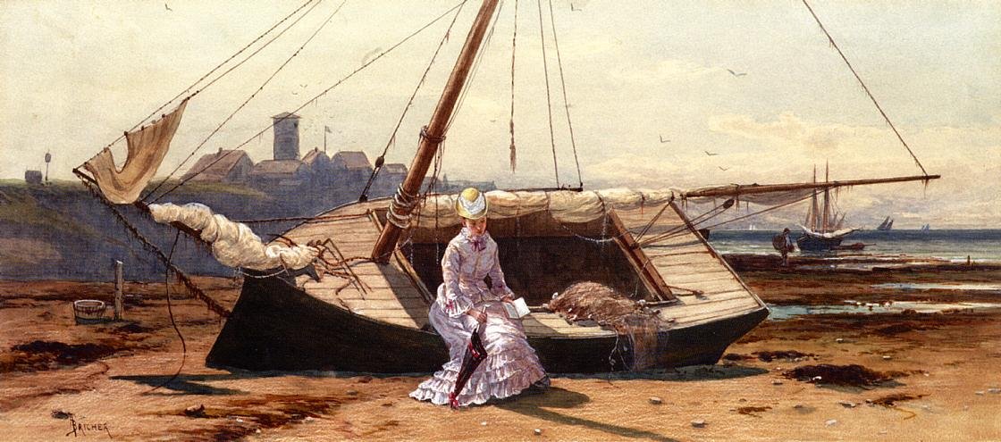 Et eftertænksomt øjeblik af Alfred Thompson Bricher