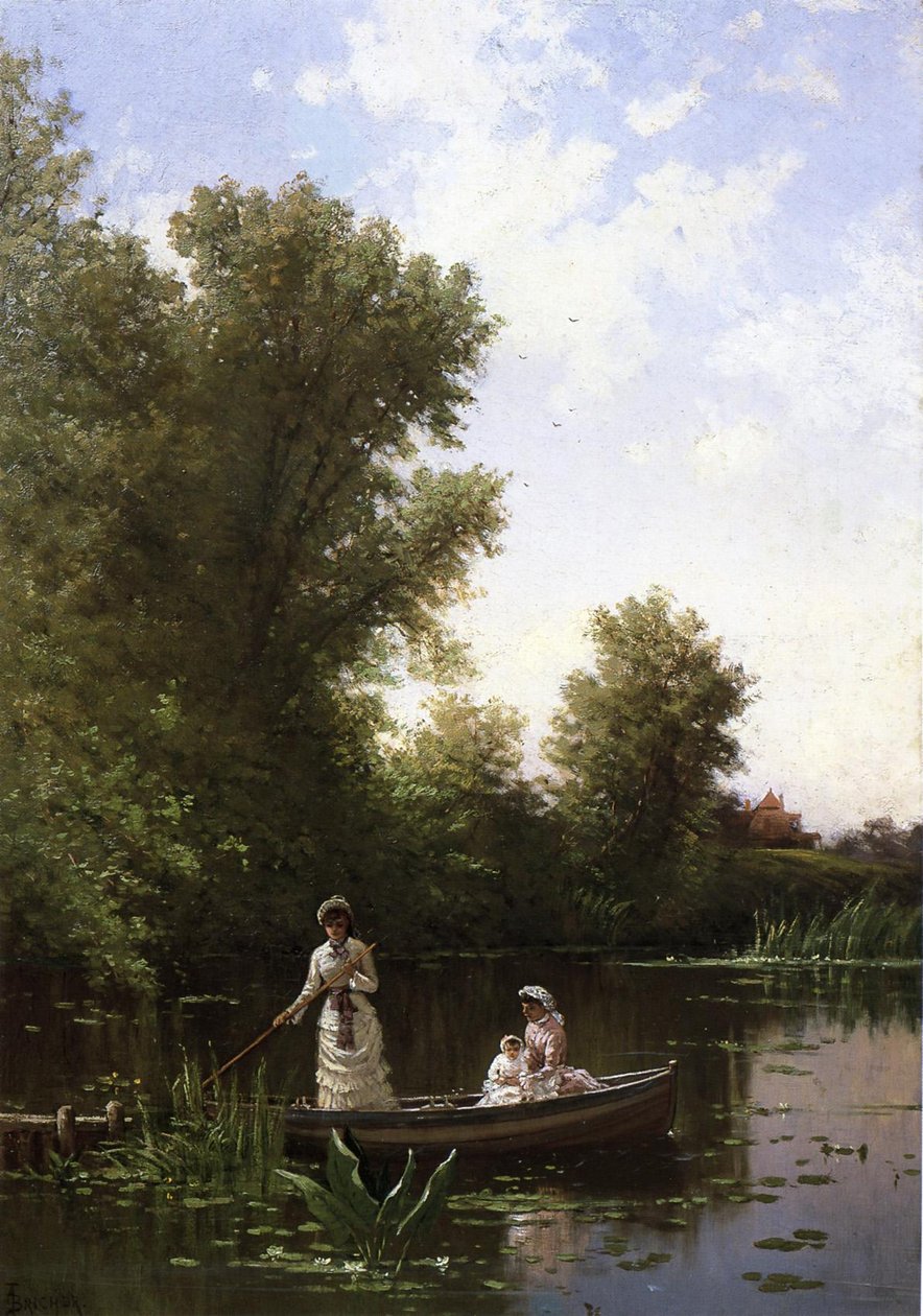 Sejlads om eftermiddagen af Alfred Thompson Bricher