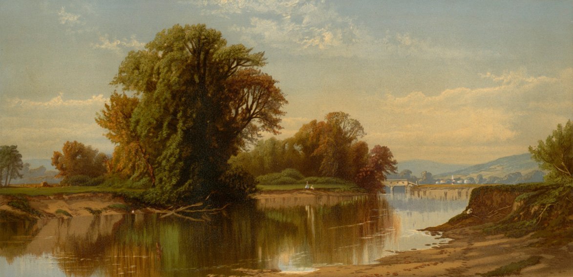Tidligt efterår på Esopus Creek af Alfred Thompson Bricher