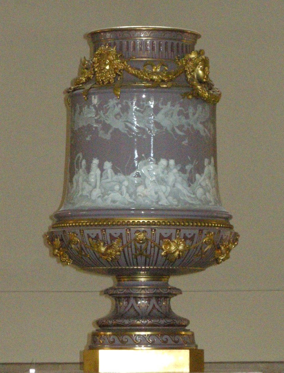 "Elementerne", Sevres-vase, 1883 (porcelæn) af Alfred Thompson Gobert