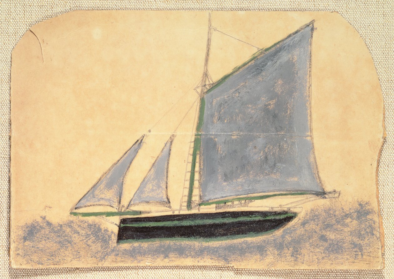 Yacht af Alfred Wallis