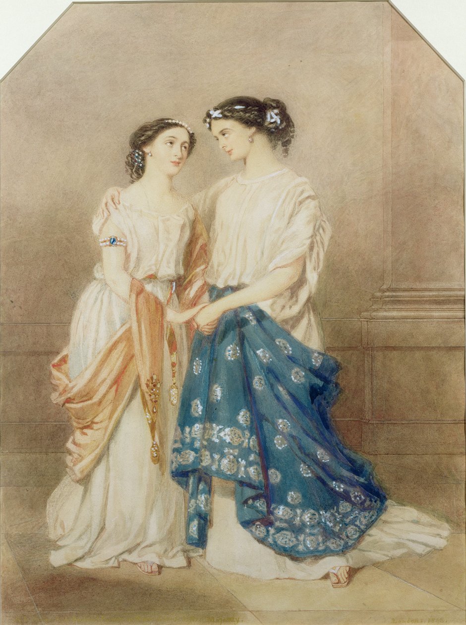 Scene fra 1848-produktionen af 