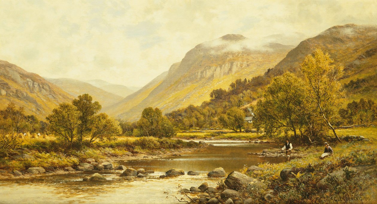 Borrowdale, Cumberland, 1896 af Alfred Augustus Glendening
