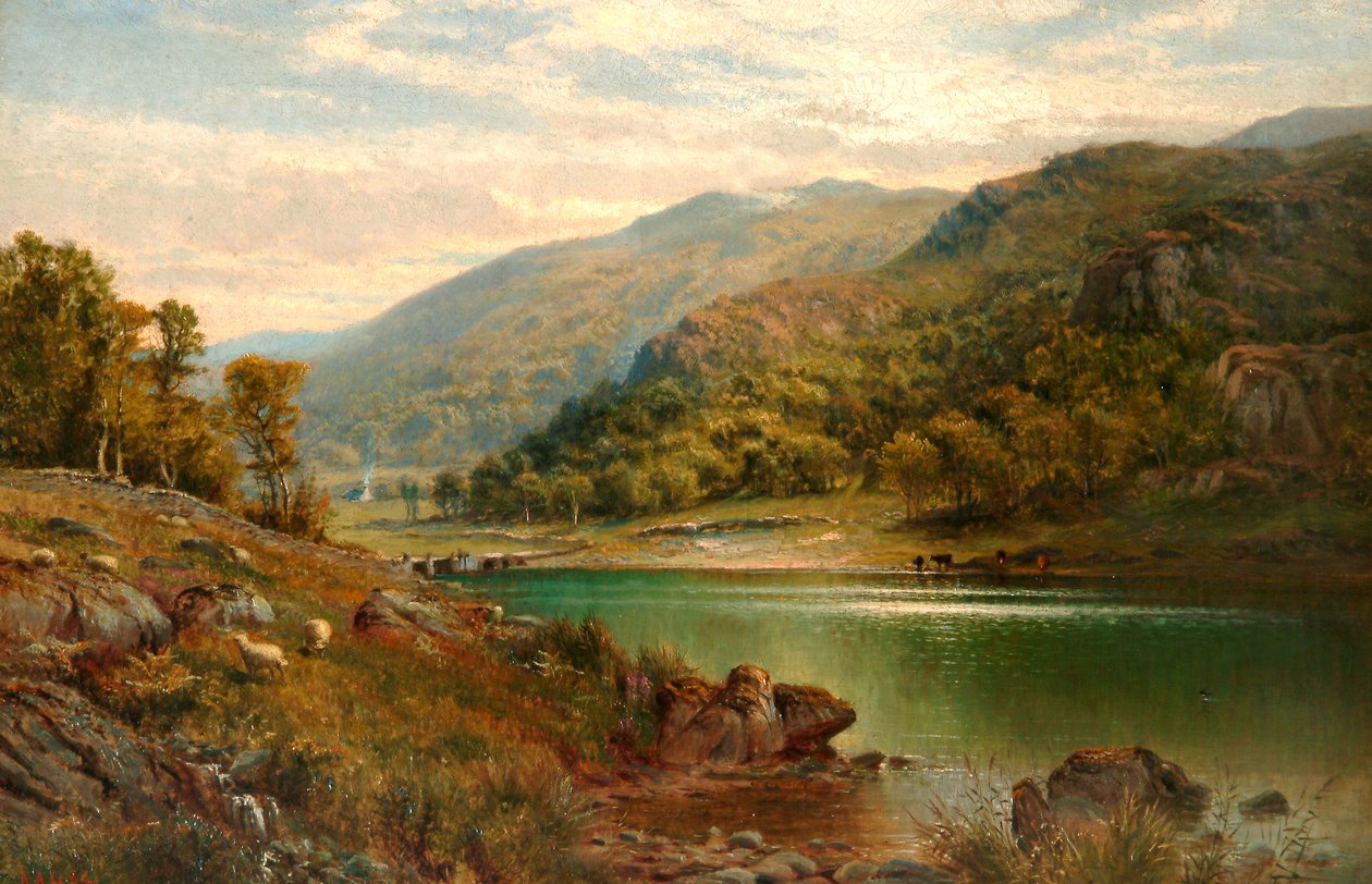 Llyn Mymbyr, Capel Curig, 1882 af Alfred Augustus Glendening