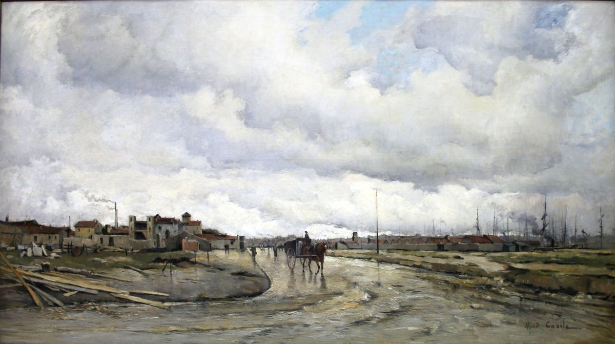 Fransk: Les abords du bassin du Lazaret. af Alfred Casile