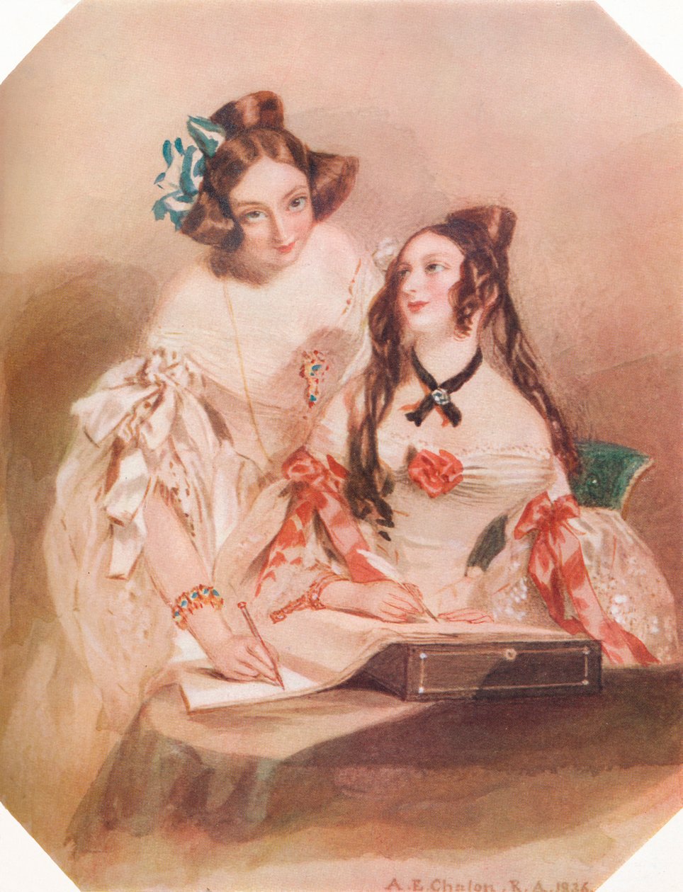Albummet, 1836, 1924 af Alfred Chalon