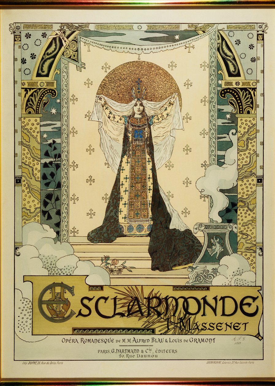 Esclarmonde, opera af Jules Massenet (12. maj 1842 - 13. august 1912) af Alfred Choubrac