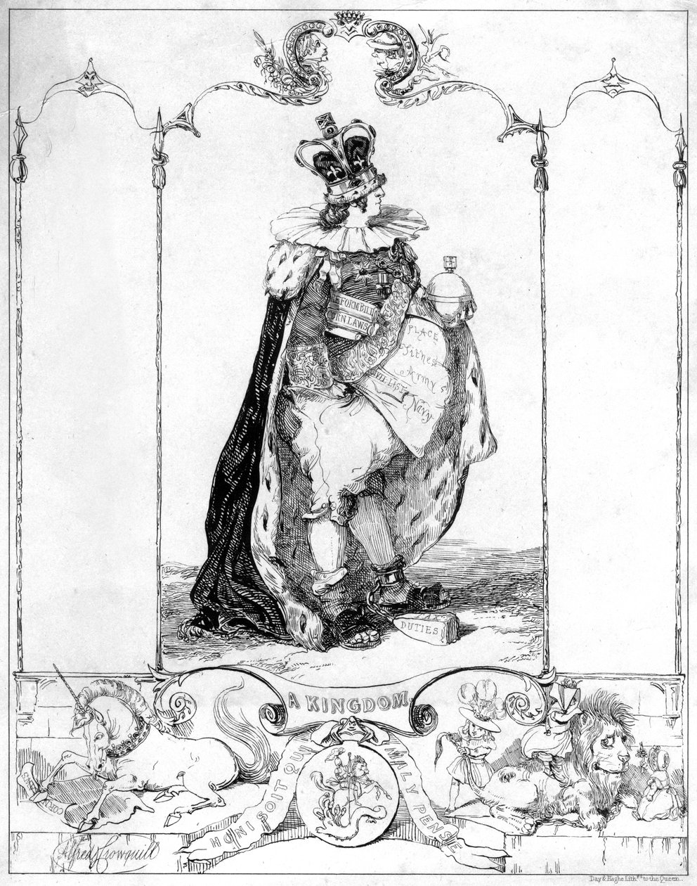 Et kongerige, 1800-tallet. af Alfred Crowquill