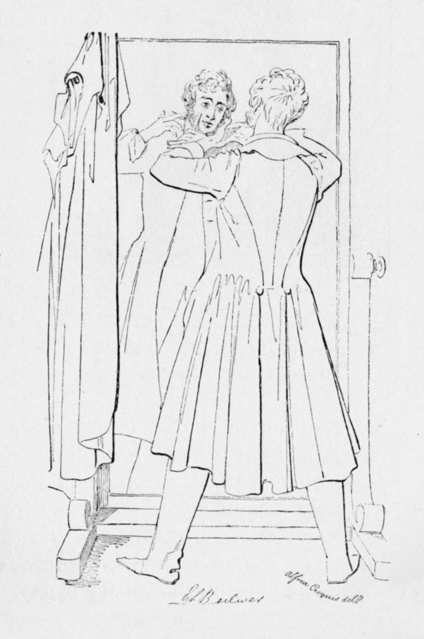 Edward Bulwer, Lord Lytton, c1835, 1904 af Alfred Crowquill