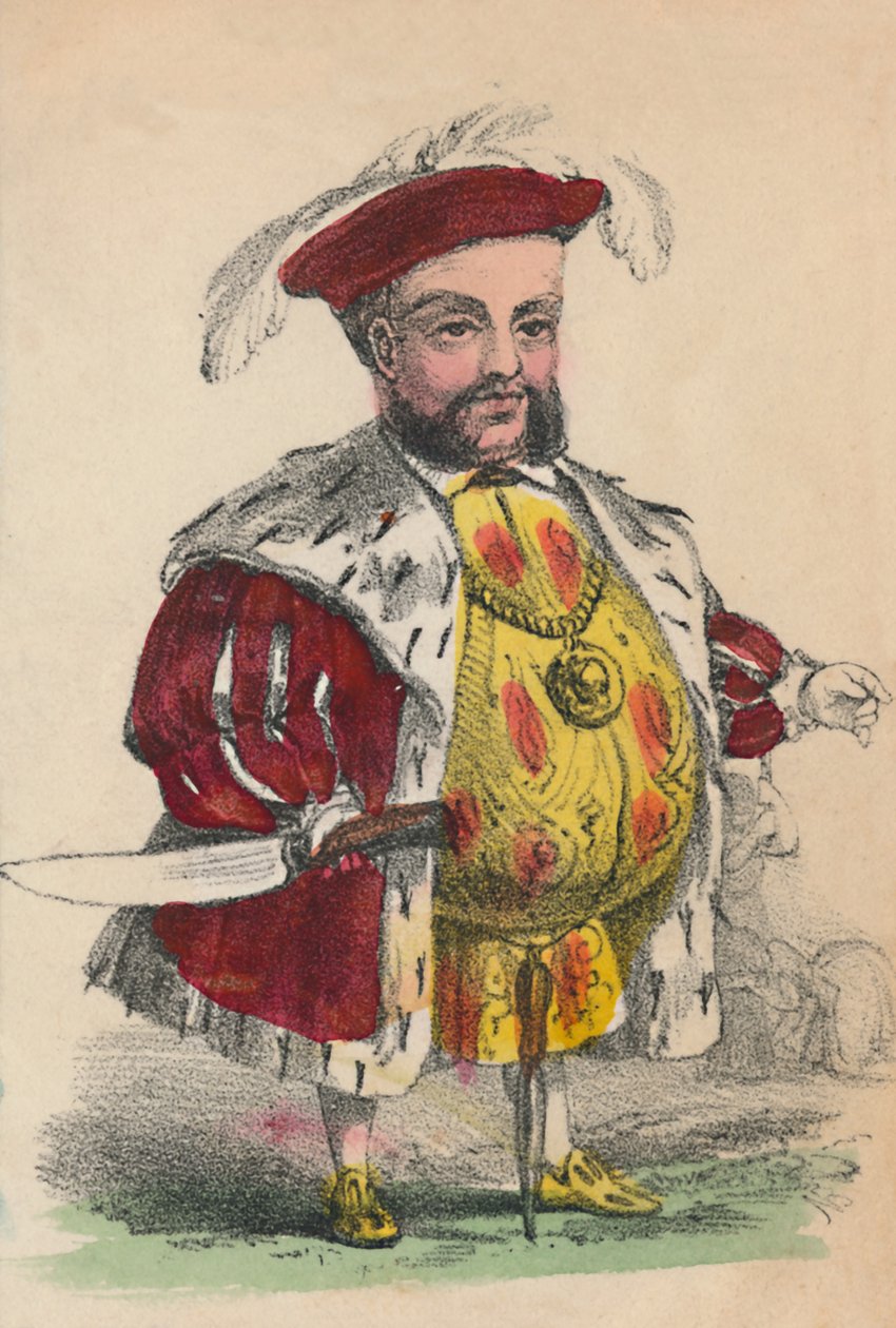Henrik VIII, 1856 af Alfred Crowquill