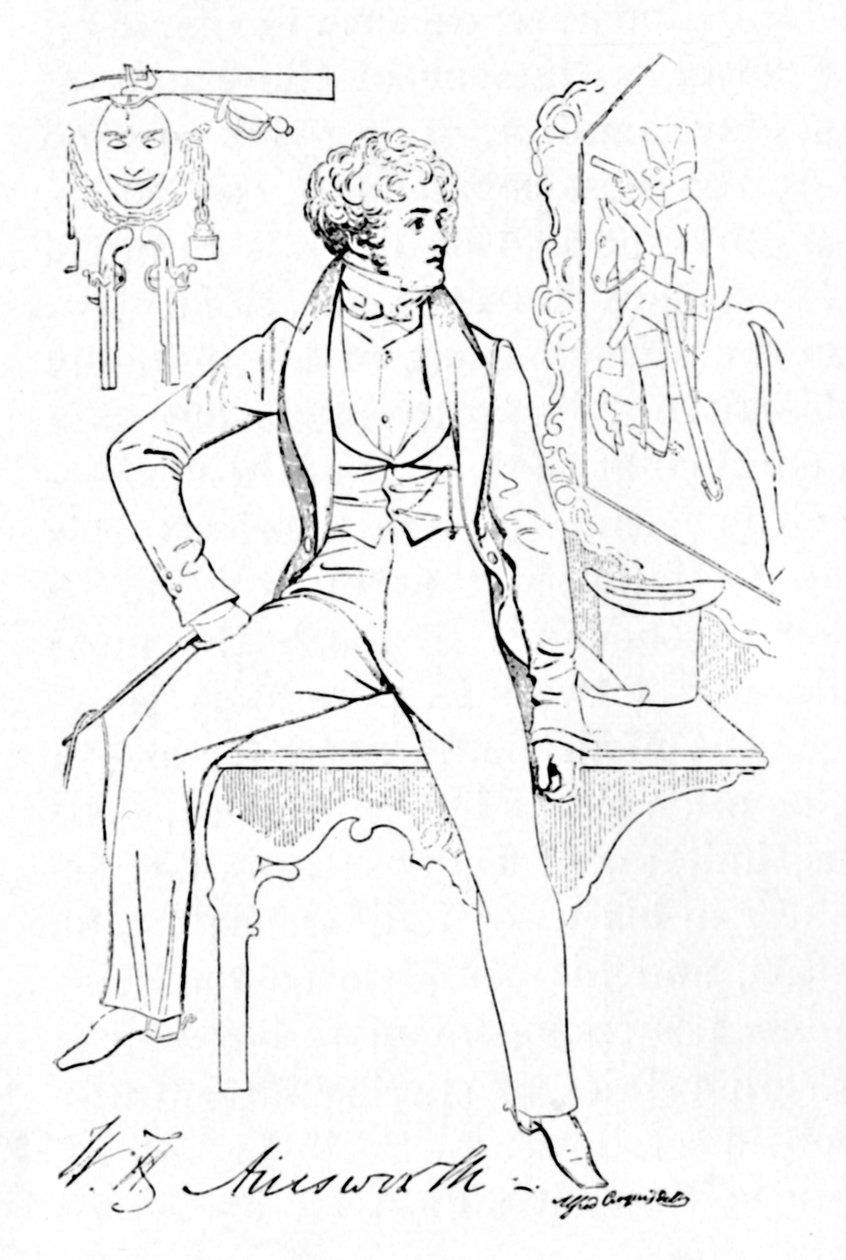 William Harrison Ainsworth, c1835, 1904 af Alfred Crowquill