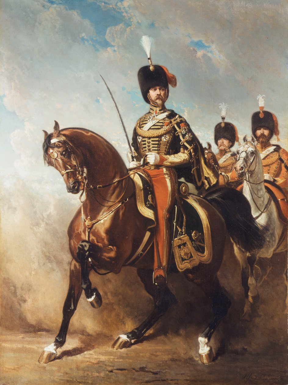 Et portræt af general Fleury til hest, af Alfred Dedreux
