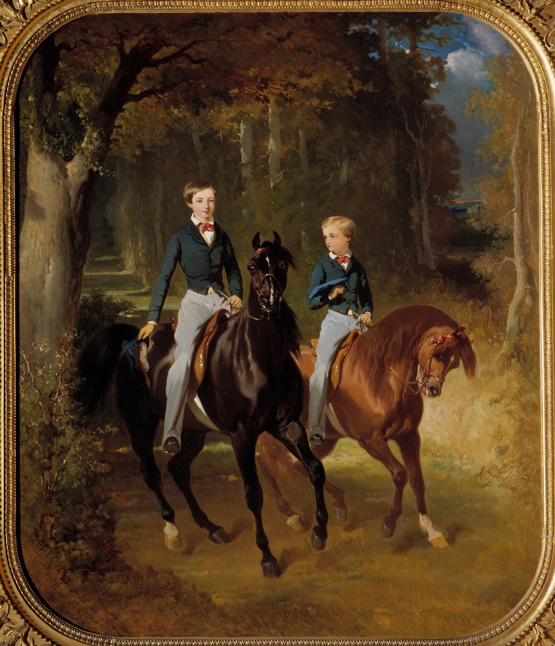 Rideportræt af Louis Philippe Albert d