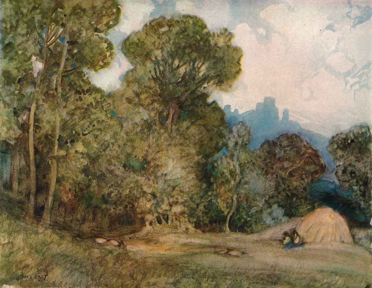 Chateau Gaillard, c1864-1906, 1906 af Alfred East