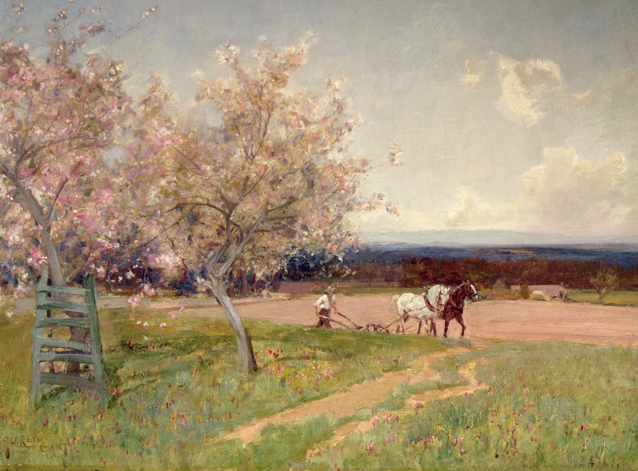 Pløjning af Alfred East
