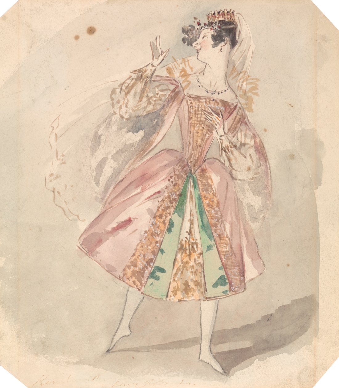 En danser af Alfred Edward Chalon