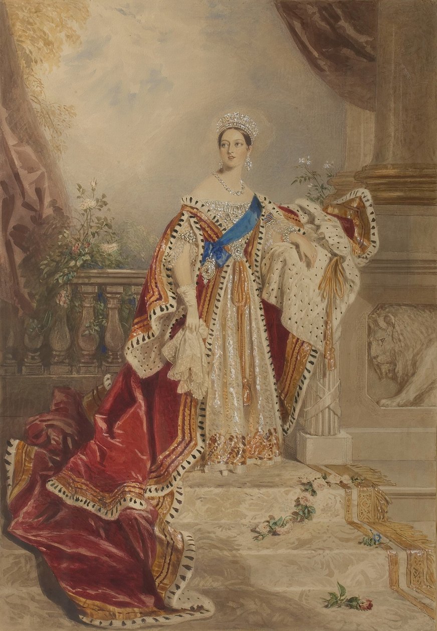 Hollandsk: Dronning Victoria af England Dronning Victoria af England af Alfred Edward Chalon