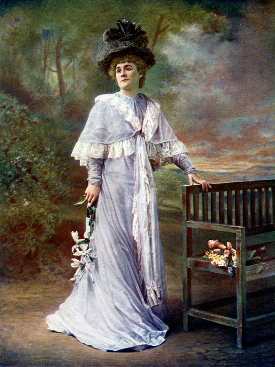 Kate Rorke 1866-1945, engelsk skuespillerinde, 1899-1900. af Alfred Ellis