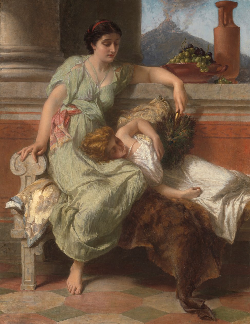 Pompeji, 79 e.Kr af Alfred Elmore