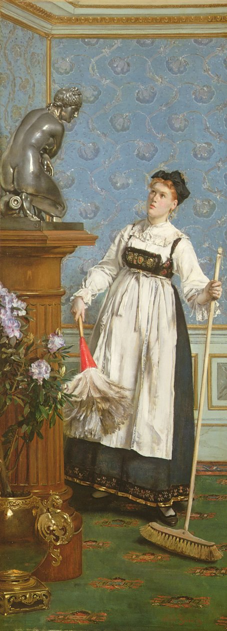En aspirerende kender af Alfred Emile Stevens