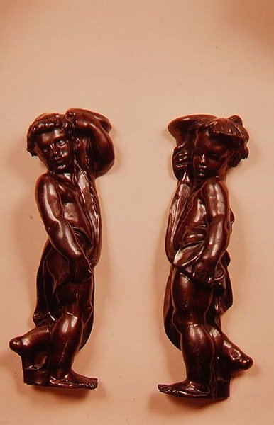 Skorstenssmykker, ca. 1855 (bronze) af Alfred Emile Stevens
