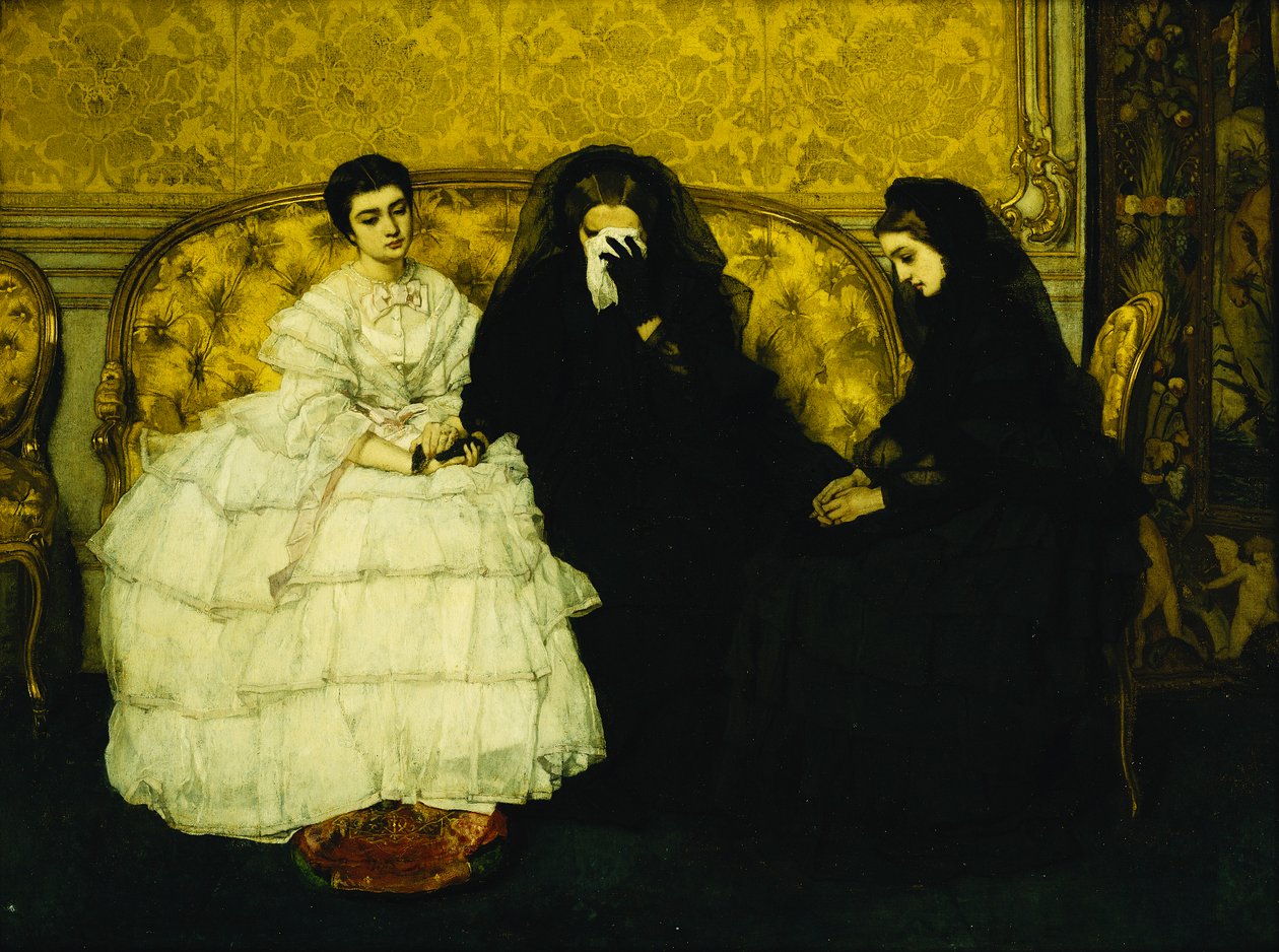 Trøsten, 1857 af Alfred Emile Stevens