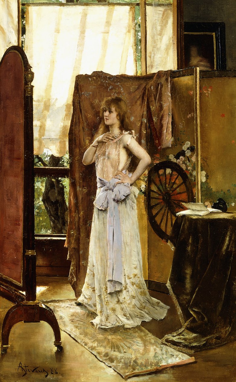 Øvelse, 1888 af Alfred Emile Stevens