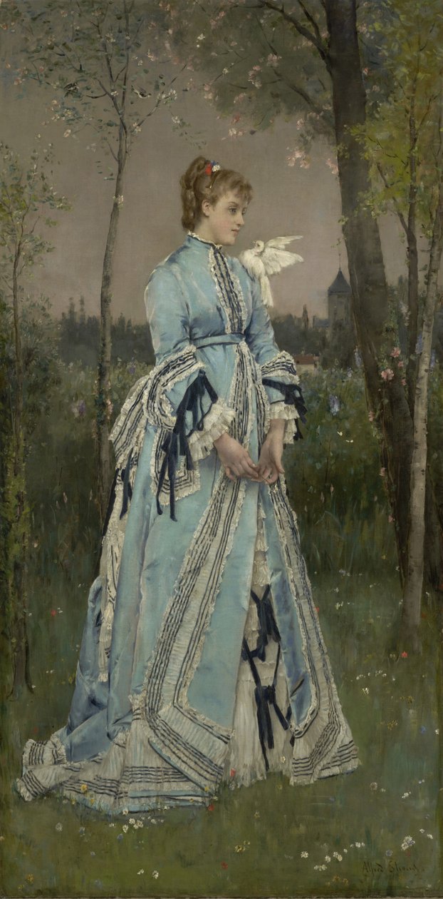 Forår, 1877 af Alfred Emile Stevens