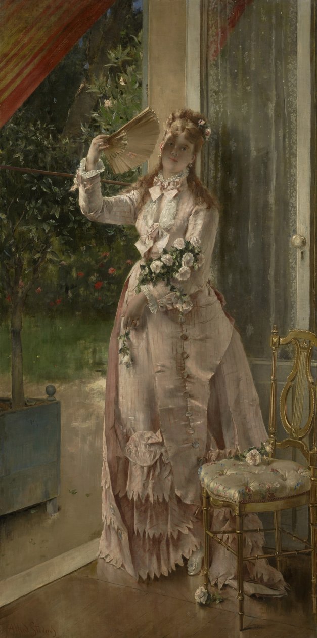 Sommer, 1877 af Alfred Emile Stevens