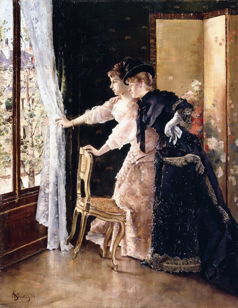 Ser forloveren gå forbi, 1886 af Alfred Emile Stevens