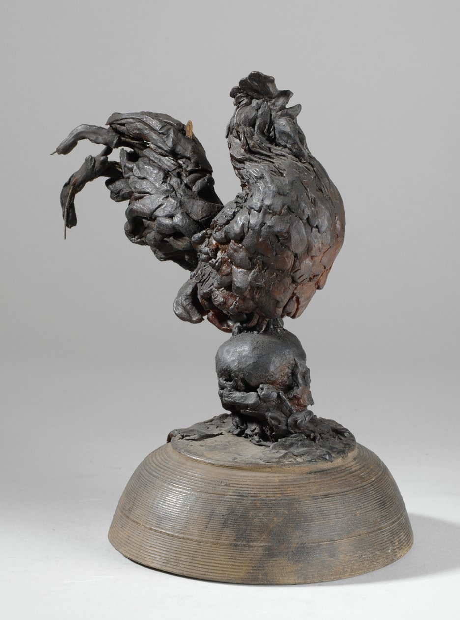 En af 9 maquetter til Sam Wilson Chimneypiece, ca. 1908-14 (gips & shellak) (se også 876021) af Alfred Gilbert