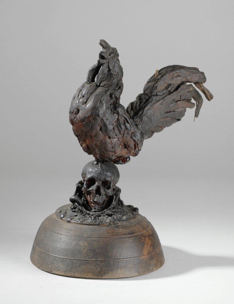 En af 9 maquetter til Sam Wilson Chimneypiece, ca. 1908-14 (gips & shellak) (se også 876021) af Alfred Gilbert
