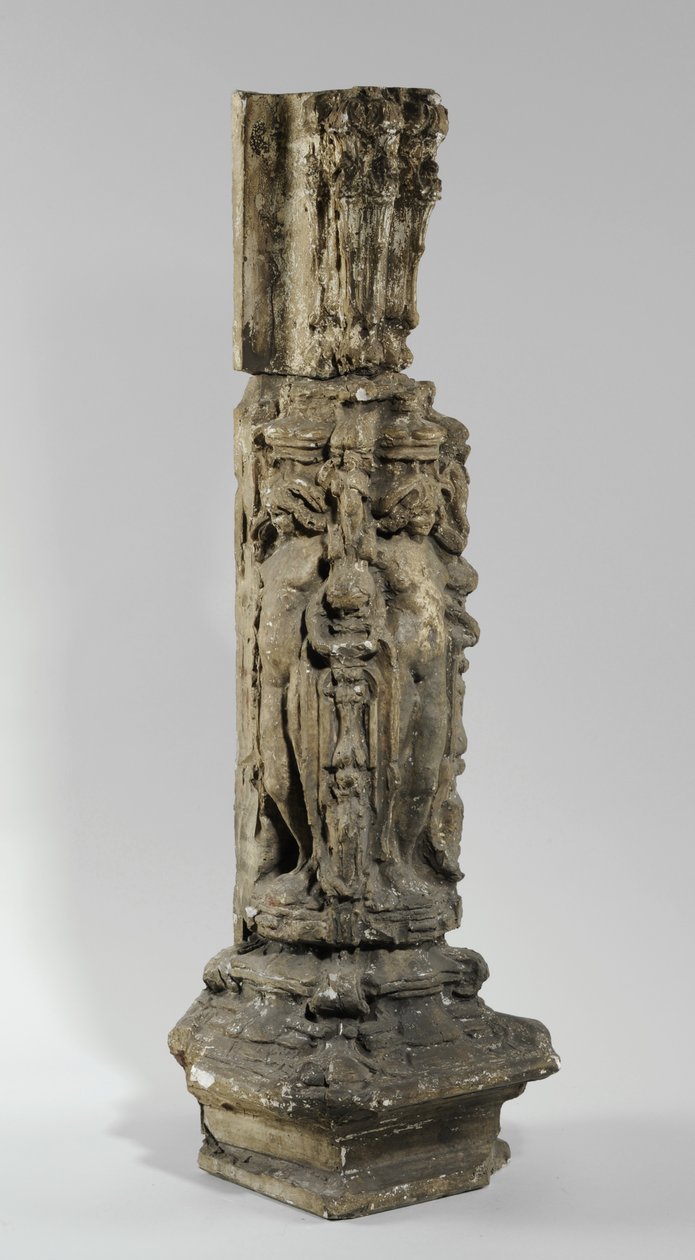 En af 9 maquetter til Sam Wilson Chimneypiece, ca. 1908-14 (gips og shellak) af Alfred Gilbert