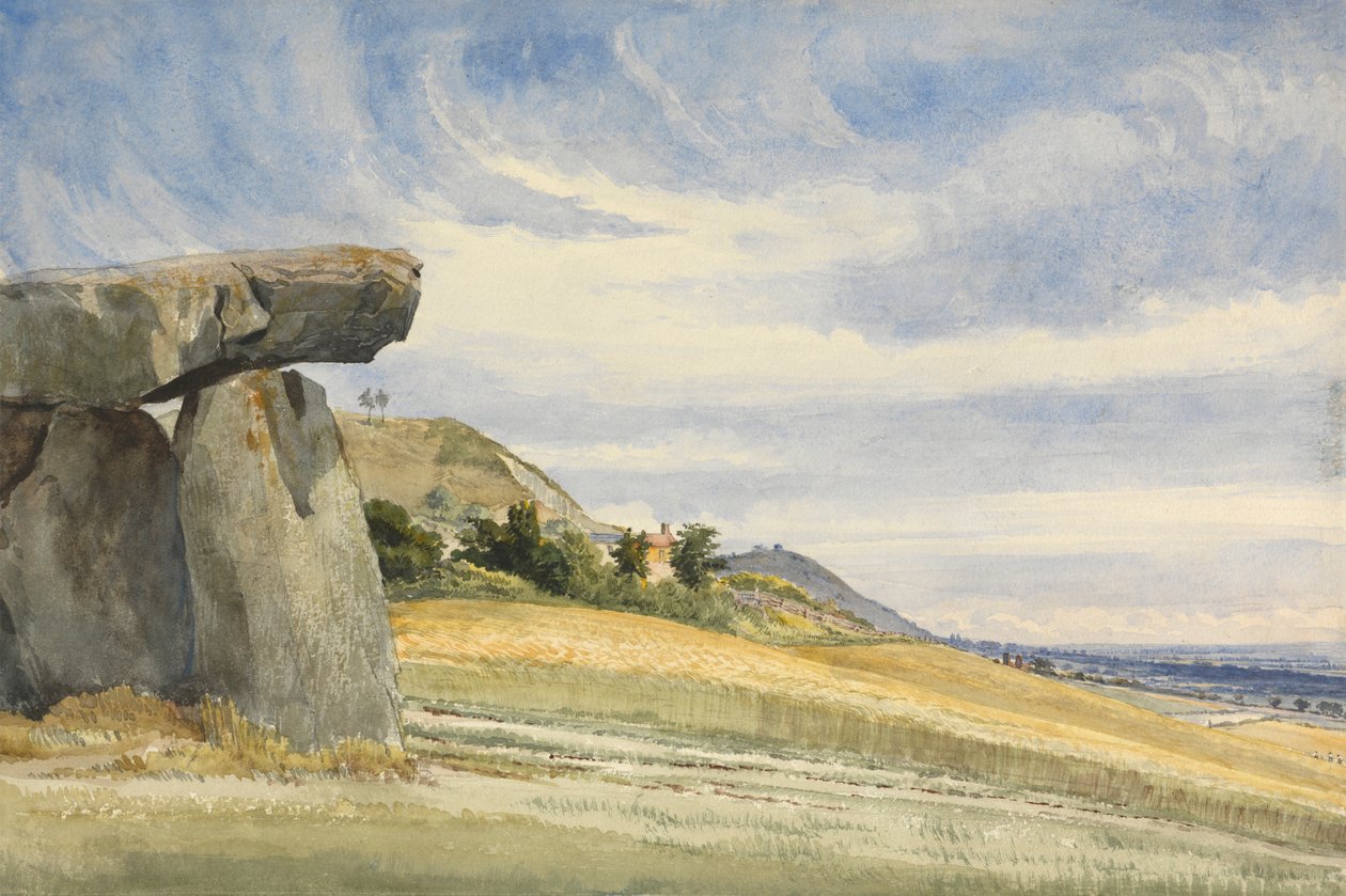 Kits Coty House, nær Maidstone, Kent af Alfred Gomersal Vickers