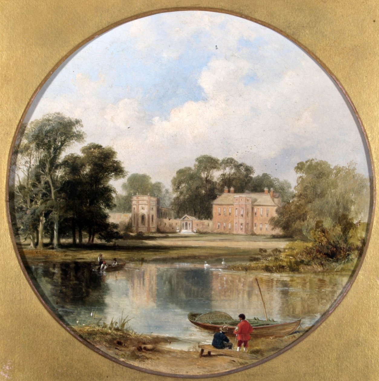 Orleans House, ca. 1840 af Alfred Gomersal Vickers