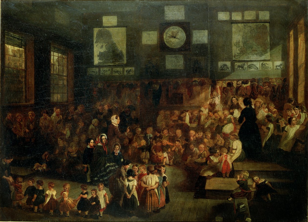Ann Street School, Birmingham, 1855 af Alfred H. Green