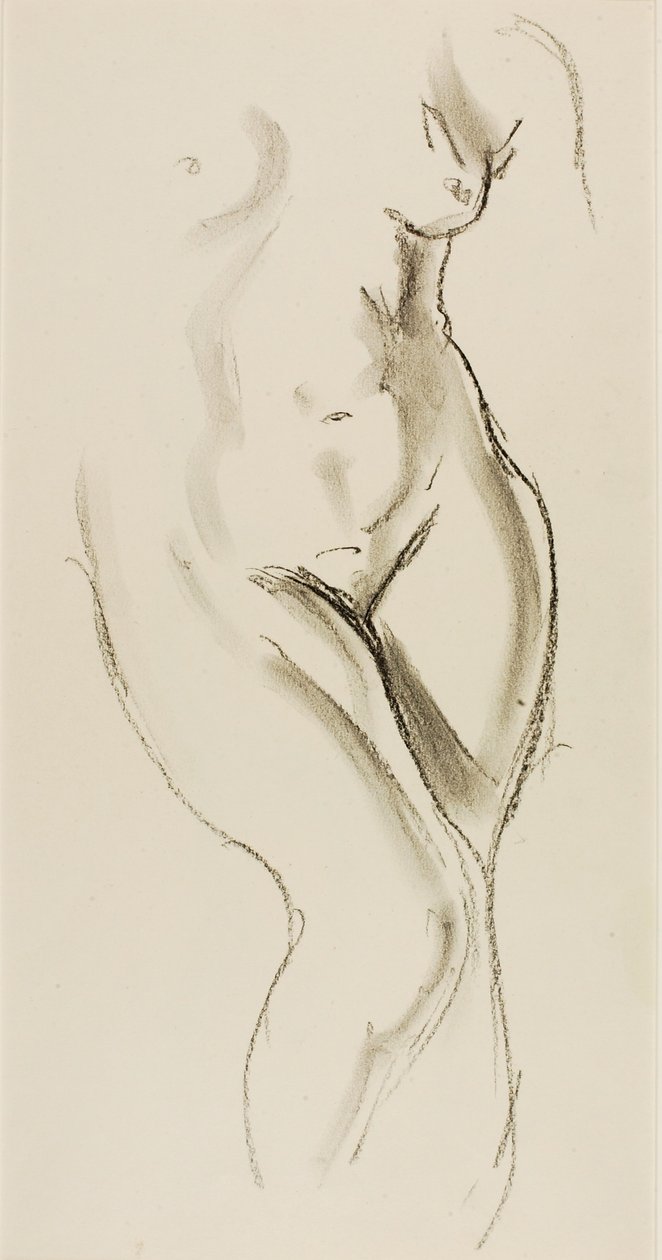 Stående nøgen af Alfred H. Maurer