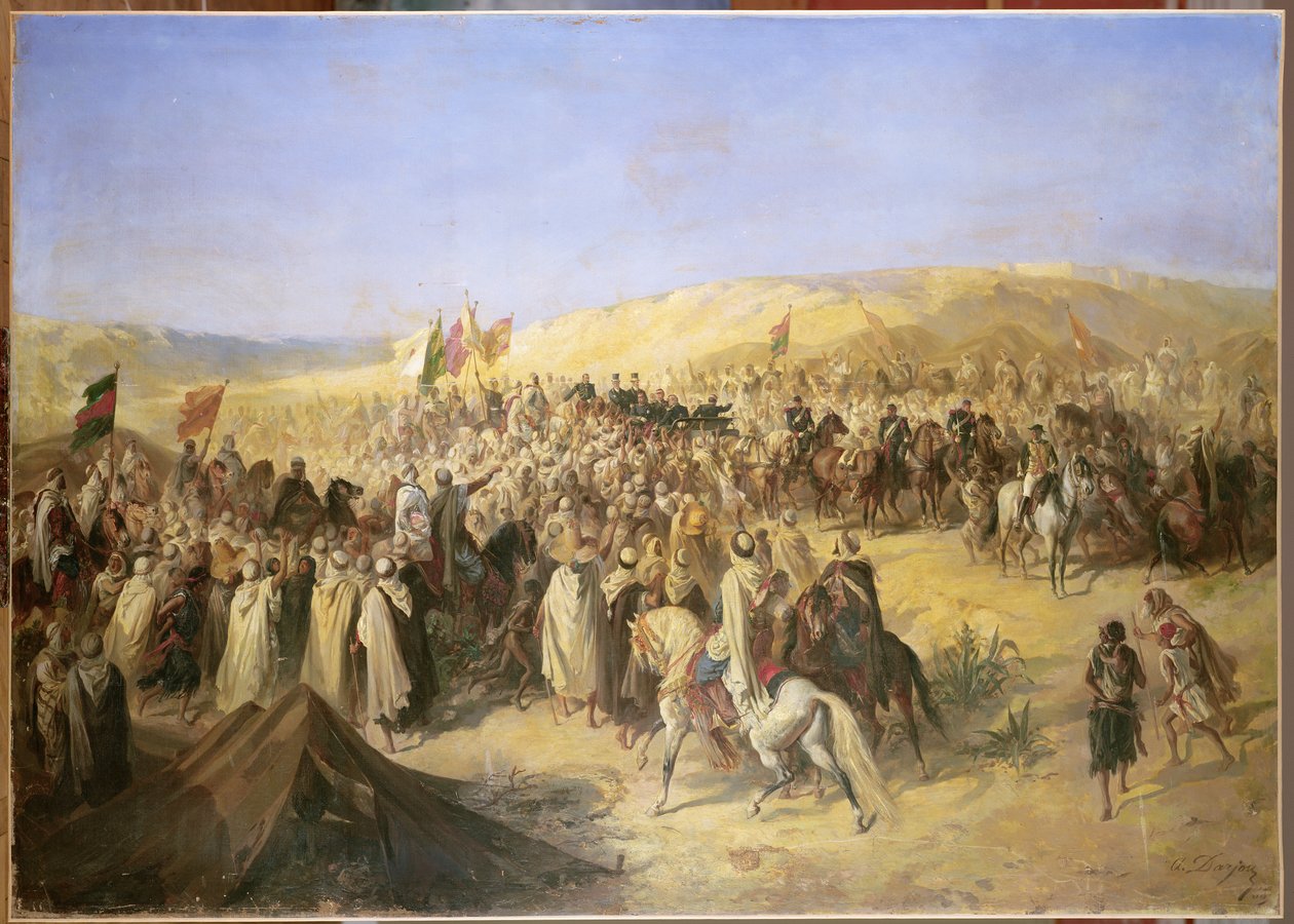 Napoleon III (1808-73) i Algeriet, 21. maj 1865 af Alfred Henri Darjou