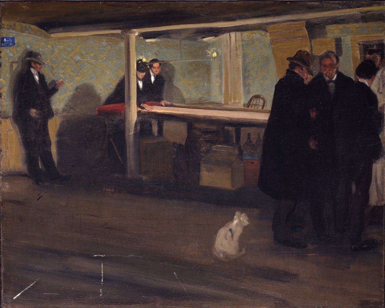 Aften i klubben, c.1902 af Alfred Henry Maurer