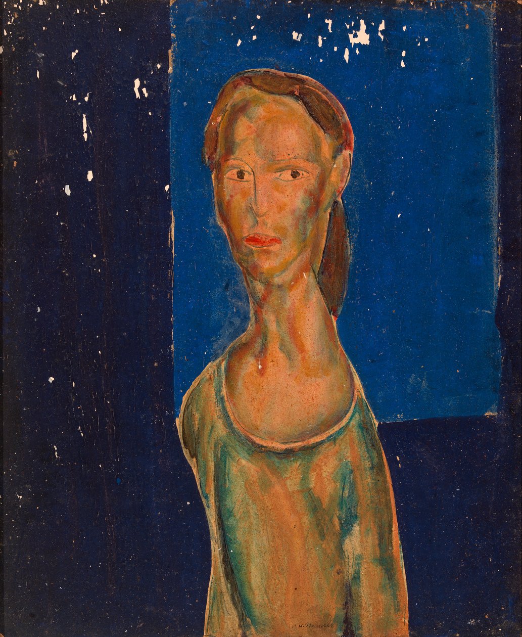 Portræt af en kvinde, 1920-1925. af Alfred Henry Maurer