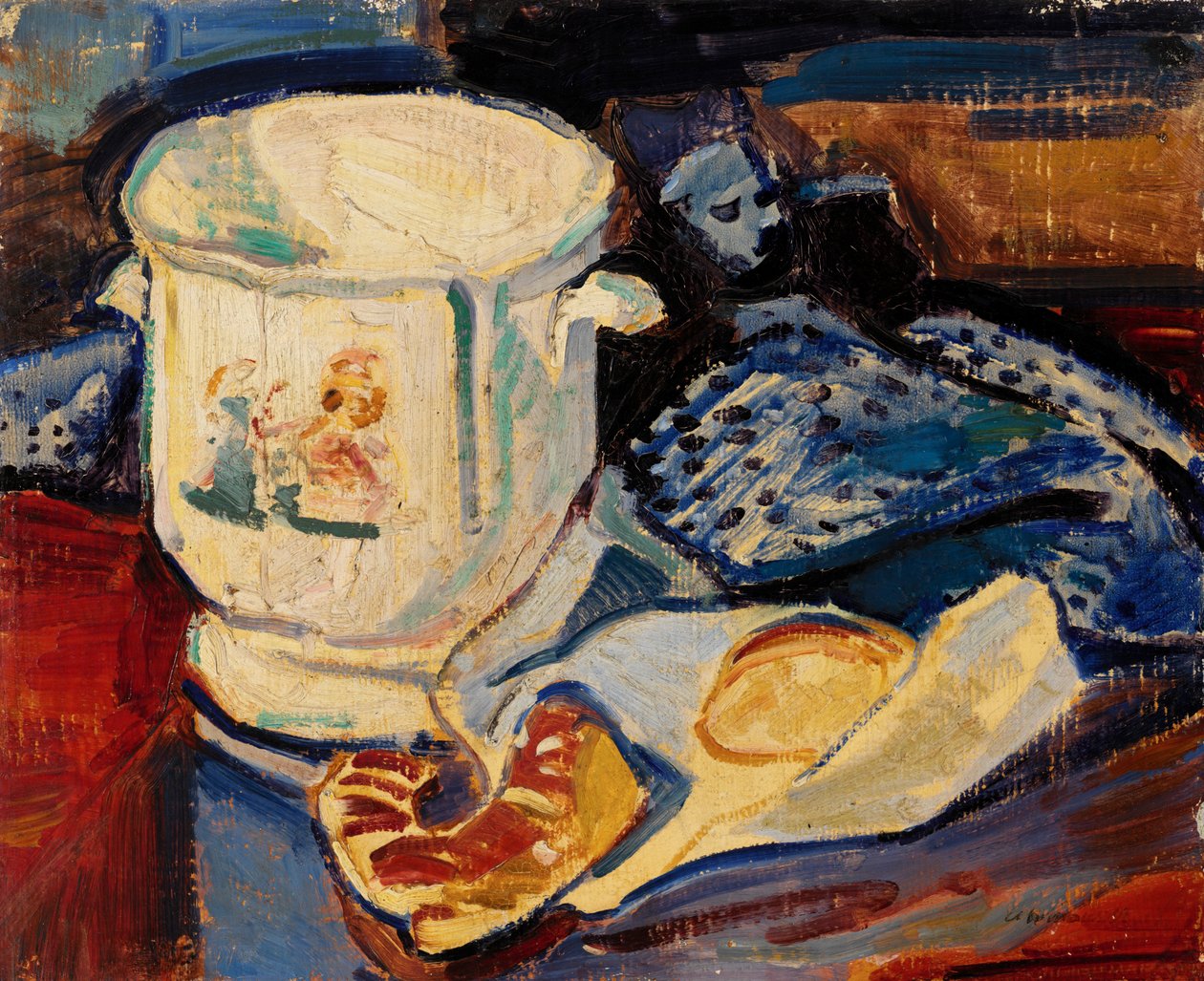 Stilleben med Jardinière af Alfred Henry Maurer