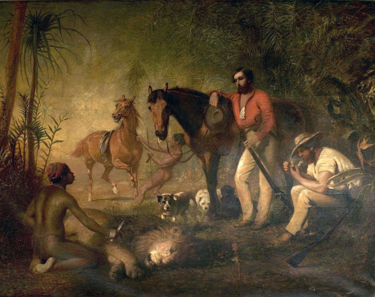 Efter Løvejagten af Alfred Hichens Corbould