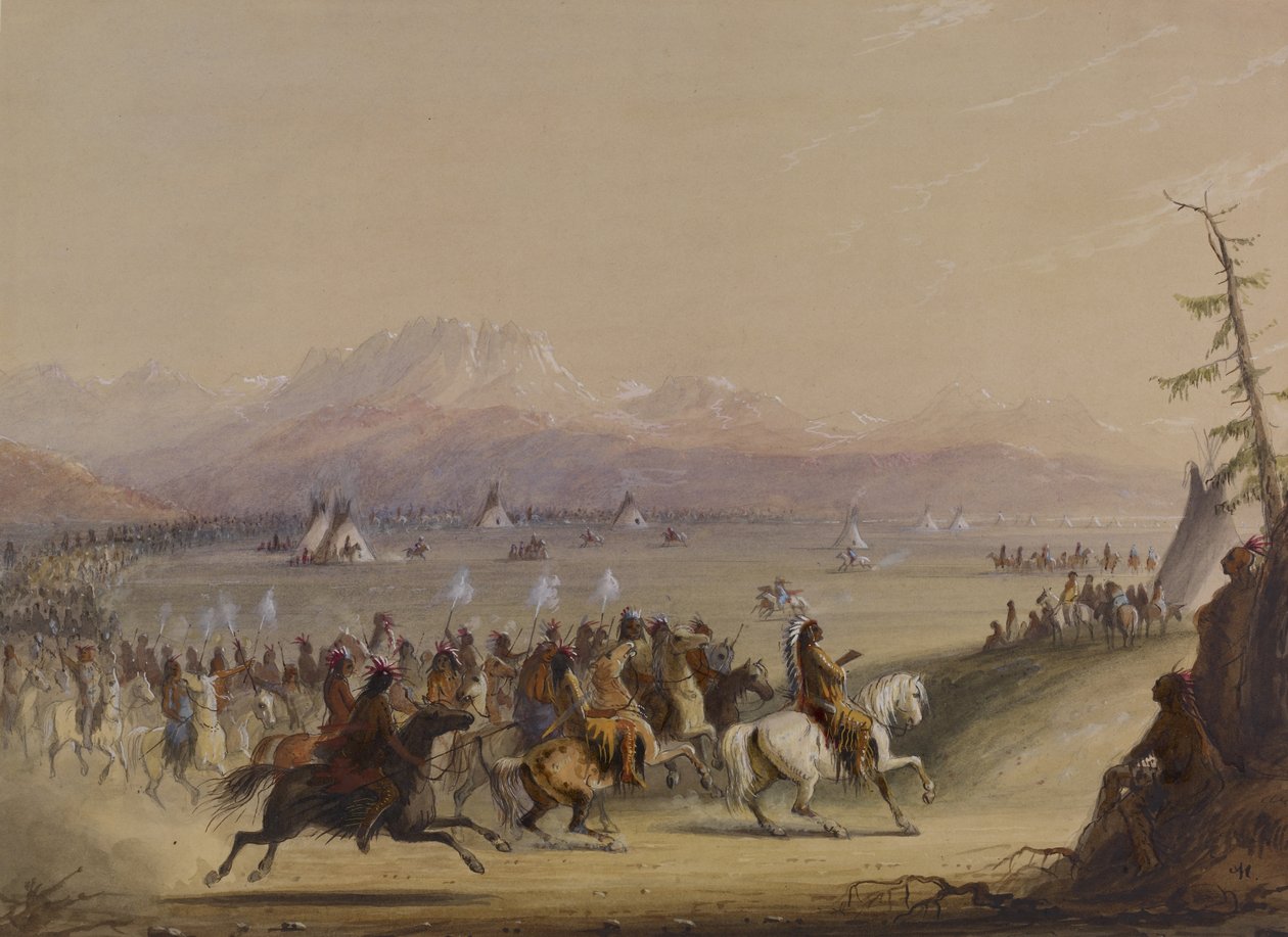Kavalkade af Alfred Jacob Miller