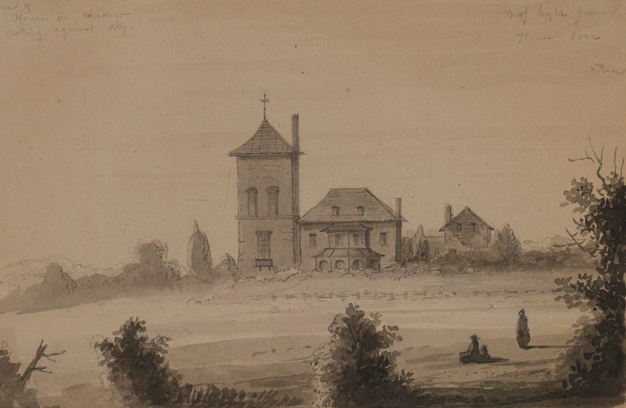 Reverdy Johnsons landsted af Alfred Jacob Miller
