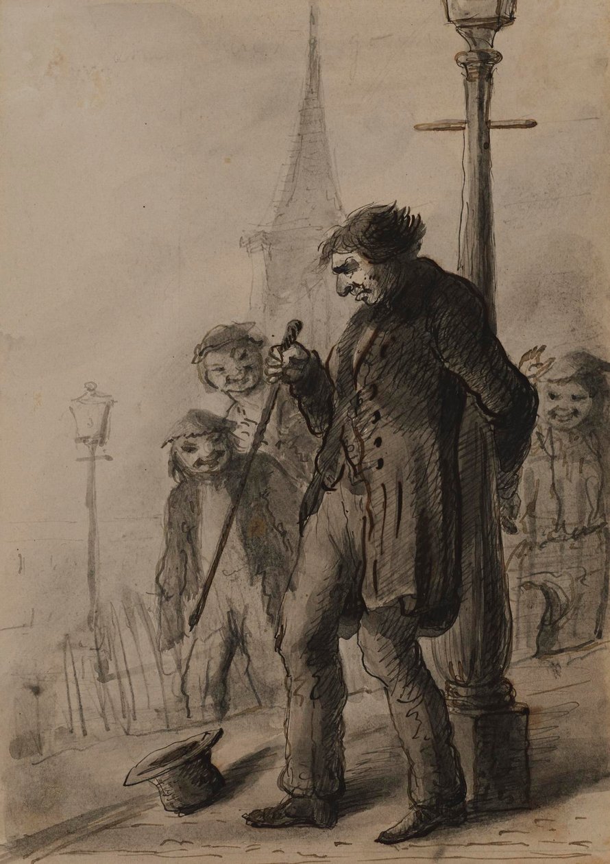 Drukkenbolt af Alfred Jacob Miller